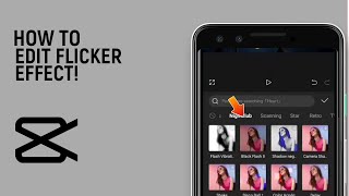 How to Edit Flicker Effect in Capcut easy [upl. by Chiang]