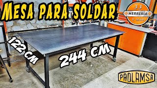 MESA PARA SOLDAR  WELDING TABLE  PROLAMSA [upl. by Emilee]