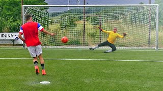 How To Shoot A Penalty Like Pirlo Totti amp Zidane  Panenka Tutorial [upl. by Adikam891]