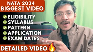 All About NATA 2024  Syllabus  Pattern  Eligibility  Exam  Sachin Prajapat [upl. by Maddocks80]