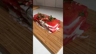 WATERMELON Lasagna Recipe [upl. by Anselmo]