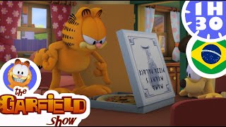 🍕A pizza é minha 🍕 Compilação engraçada do Garfield [upl. by Studdard845]