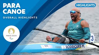 Para Canoe Highlights  Paris 2024 Paralympic Games ❤️💙💚 [upl. by Domph]