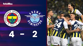 Fenerbahçe 42 Adana Demirspor I Maç Özeti I Önemli Kareler [upl. by Irehj]