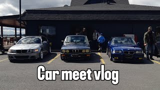 Car meet vlog bmw automobile eurocars car carmeet [upl. by Calen]