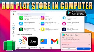 How to install google play store in Windows 11  WSA with Google Play Store  MrTechno [upl. by Berl]