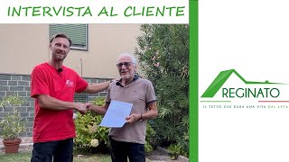 Testimonianza Del Cliente  Rifacimento Tetto da Tegole a Pannelli Coibentati  Fabio Reginato [upl. by Mathian840]