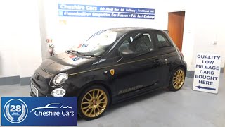 Used Abarth 595 Scorpioneoro for sale with Cheshire Cars Crewe Cheshire [upl. by Loresz]