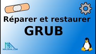 Comment réparer réinitialiser et réinstaller GRUB pour récupérer le démarrage Linux [upl. by Auqcinahs]