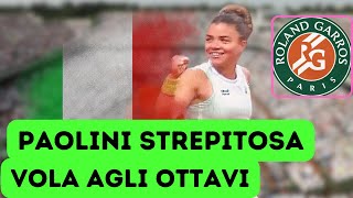 🔴Impresa Jasmine Paolini  Battuta Andreescu in un Match Complicato🧨 [upl. by Cadmar293]