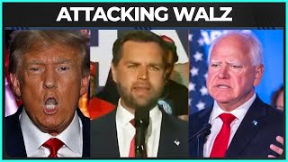 Trump Team Launches IRONIC Attack On Tim Walz [upl. by Derek]