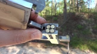 EIG E16 4shot derringer review amp shoot [upl. by Acissej]