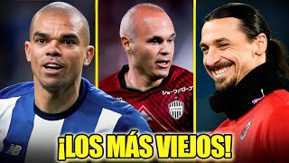 🎇Los JUGADORES de FUTBOL más VIEJOS del MUNDO [upl. by Jone]