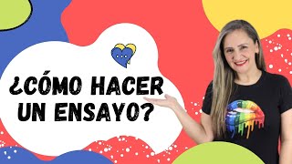 CÓMO HACER UN ENSAYO EN 3 PASOS ✅ ¡más fácil que nunca 😎 edutuber [upl. by Nilde110]