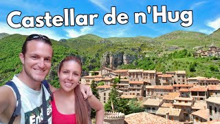 CASTELLAR DE NHUG ¿Que hacer 🟢 GUÍA VIAJE 4K 📌 Pueblo más Bonito ESPAÑA  Barcelona  Cataluña [upl. by Esiuole]