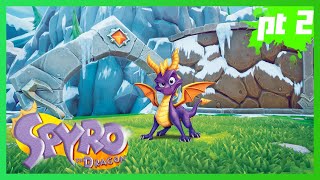 Peacekeepers  Spyro The Dragon Reignited Trilogy  No Commentary120 Completion  PT 2 [upl. by Hatnamas373]