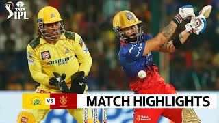 IPL 2024 CSK vs RCB Match 68 Highlights  18th May 2024  Ipl today Match Highlights [upl. by Richmal]