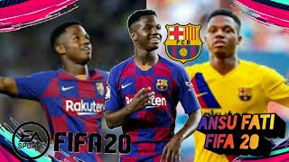 Comment créé Ansu Fati sur Fifa 20 Ou tout les autres Fifa [upl. by Garap341]