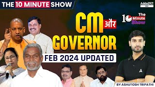 CM And Governor of India 2024 Updated  The 10 Minute Show By Ashutosh Sir [upl. by Kado]