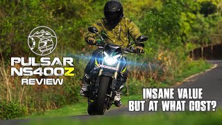 2024 Bajaj Pulsar NS400Z Review  Sagar Sheldekar Official [upl. by Brebner]