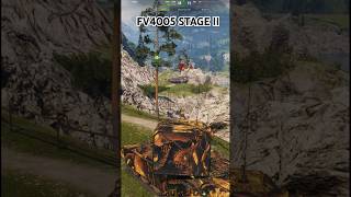 FV4005 Stage II destroys JgPz E 100 World of Tanks wot shorts [upl. by Courtland]