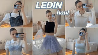 LEDIN TRY ON HAUL  aesthetic summer outfits ♡ vittoriamiles [upl. by Nytsua]