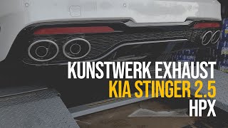 쿤스트베르크 스팅어 25 HPX 배기시스템Kunstwerk exhaust HPX for Stinger 25T [upl. by Benedix]