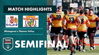 Bunnings Heartland 2022  Semifinal Highlights  Whanganui v Thames Valley [upl. by Nodle123]