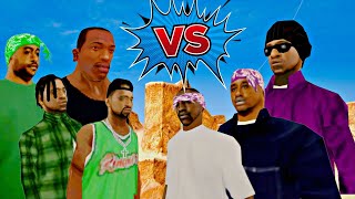 CJ vs Los Ballas  GTA San Andreas loquendo [upl. by Groark]