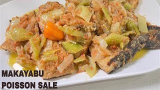 Recette de Poisson salé ou Makayabu [upl. by Tabor]