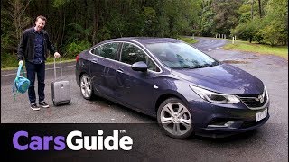 Holden Astra sedan 2017 review first drive video [upl. by Yelkrab]