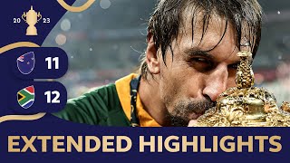 Pollard penalty lifts Springboks to final  England v South Africa  Rugby World Cup 2023 Highlights [upl. by Icaj]