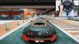 Bugatti Veyron  Test Drive Unlimited Solar Crown  Logitech g923 gameplay [upl. by Icak112]