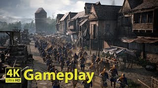 Ancestors Legacy  4K GAMEPLAY Medieval Real Time Strategy Game [upl. by Otrebla]