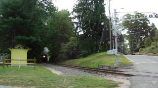 Valley Railroad 3025 Northbound at Hadlyme 8302014 [upl. by Laved]