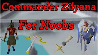 Commander Zilyana Guide OSRS  Easy Kills Noob and Iron Friendly 2024 [upl. by Yromem708]