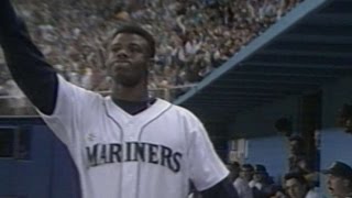 Griffey Jr homers in eighthstraight game [upl. by Iahcedrom]