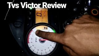 TVS VICTOR 110cc BIKE REVIEW HINDI  HEAD LIGHT  EXHAUST NOTE  DRL LIGHT [upl. by Julian]