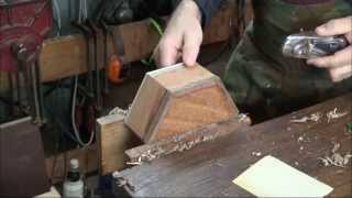 Hexagonal Marquetry Box Pt6a [upl. by Ordep]