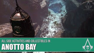 Assassins Creed Black Flag  All Side Activities amp Collectibles in Anotto Bay [upl. by Tebasile]