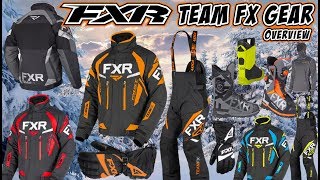 FXR Racing  Team FX Series Mens Winter Riding Gear 2019  In Depth Overview  Royal Distributing [upl. by Sudoeht]