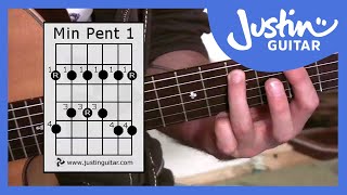 Minor Pentatonic Scale  Stage 7 Guitar Lesson  Guitar For Beginners BC176 [upl. by Yanat]