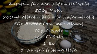 Süßer Hefeteig in der Monsieur Cuisine [upl. by Nnaul883]