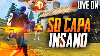 🔴FREE FIRE  AO VIVO🔴COLA TROPA PAI TA ON🔴 [upl. by Sibelle]