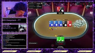 FINAL TABLE 55 DEEPSTACK  18K UT payouts poler bbz [upl. by Xaviera]