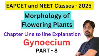 Gynoecium  Morphology of Flowering Plants Line by line Explanation  Part8 [upl. by Alfonse528]