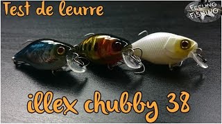 Test de leurre perche  chevesne  illex chubby 38 [upl. by Leidag695]