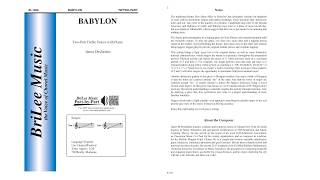 Babylon BL1039 by James DesJardins [upl. by Salokcin263]