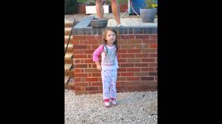 4 Year Old ICE Bucket Challenge cute [upl. by Parrie]