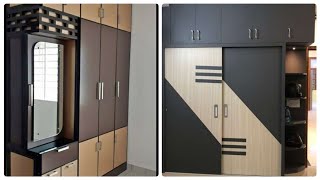 latest wardrobe design with dressing tablesliding door wardrobe design [upl. by Sivrep]